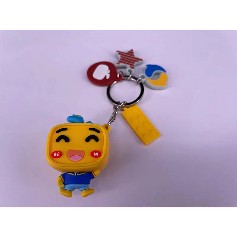 Full 3D pvc keychain,3D plush toy,2D pvc keychain