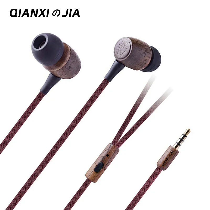 QIANXIのJIA FSC type-c woooden earphone