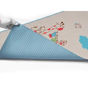 Baby folding play mat air filled rubber cot sheet baby air filled rubber sheet