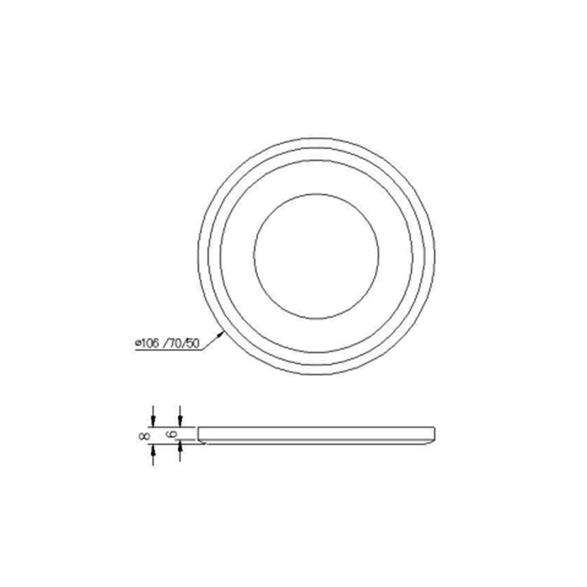 3W Embedded Interior LED Light, Boat lights