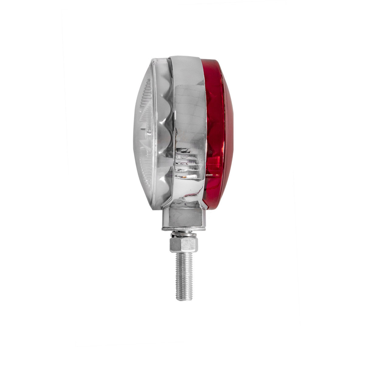 48W Double Sided Round LED Turn Signals,  Agricultural Warning Light