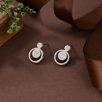 real silver hoop earrings small