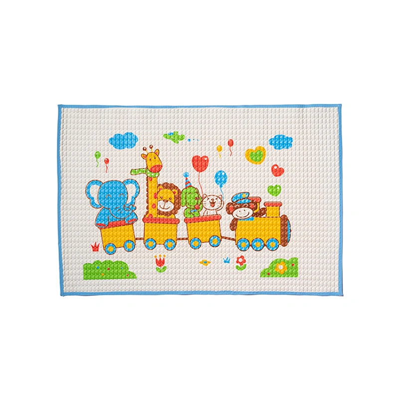 Air filled rubber cot sheet baby air filled rubber sheet baby folding play mat