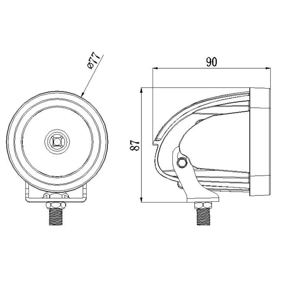 24V LED Work Light