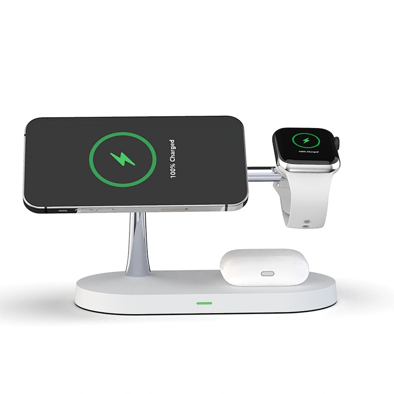Cargador inalámbrico magnético Amaztec MagMate para iPhone 12 MagSafe,  Apple Watch y Airpods Pro