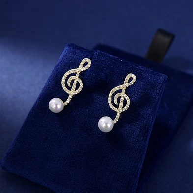 silver link earrings