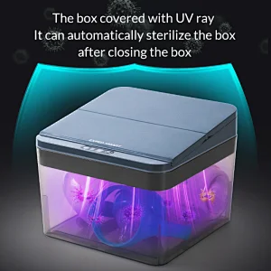 Intelligent and inductive disinfection storage box