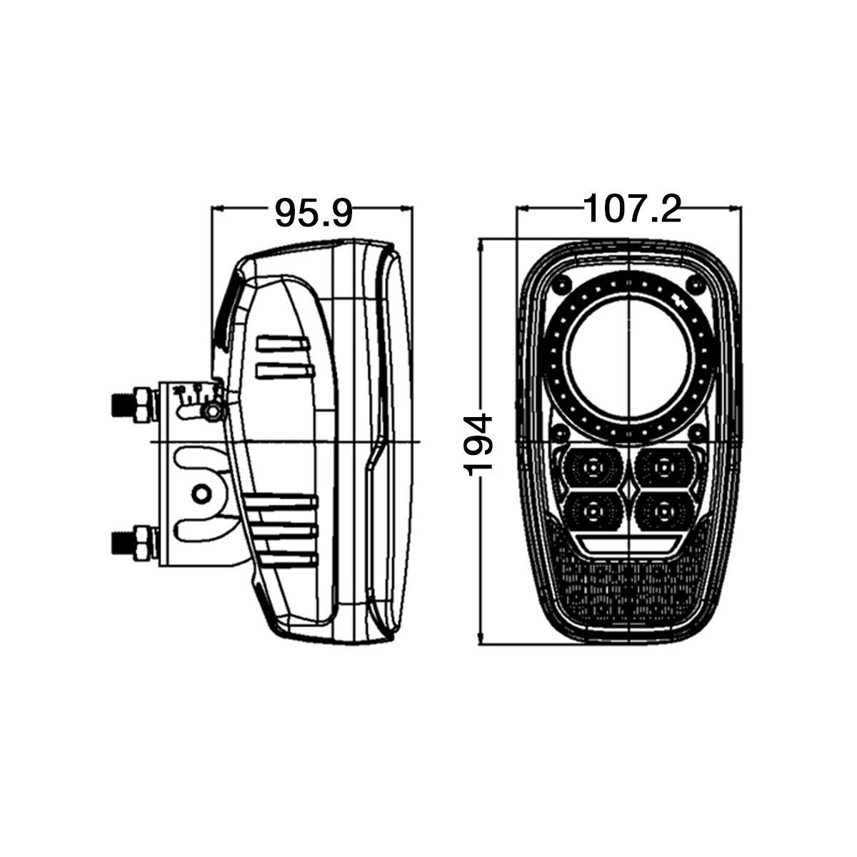 Forklift LED Warning Light