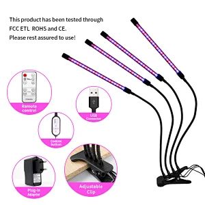 2021 Popular Flower Body Memory Timing Switching Spectrum Plant Grow Led Light for Plant Growth
