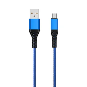 Fabric jacket Micro USB Cable