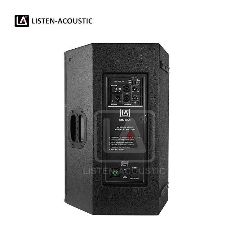 12 inch Wooden Speakes, powered speakers, Active Speaker,
2 way full range speaker active, Wooden PA Speakers
