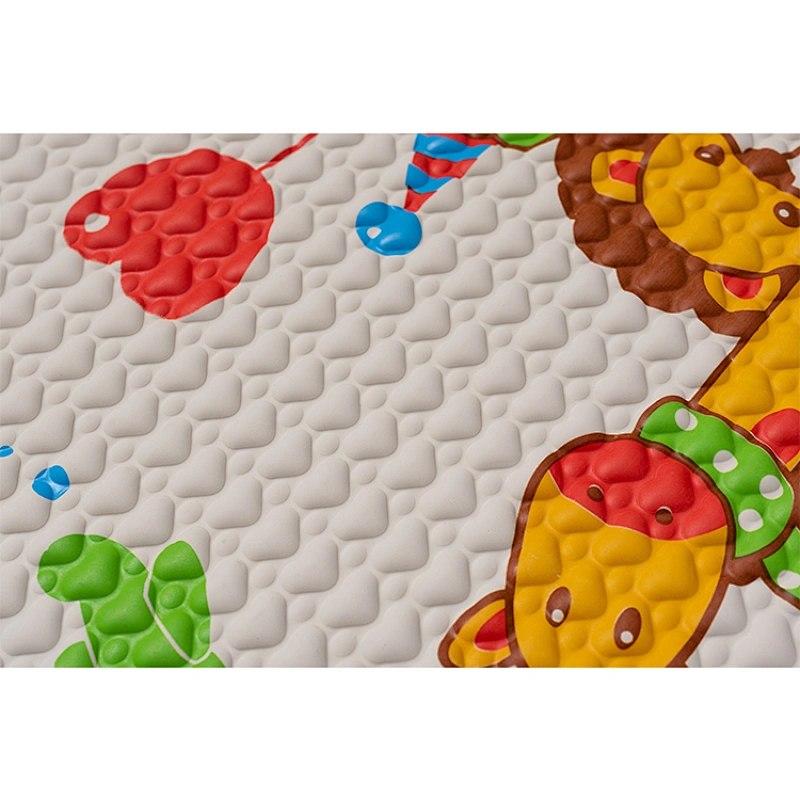 Air filled rubber cot sheet baby air filled rubber sheet baby folding play mat