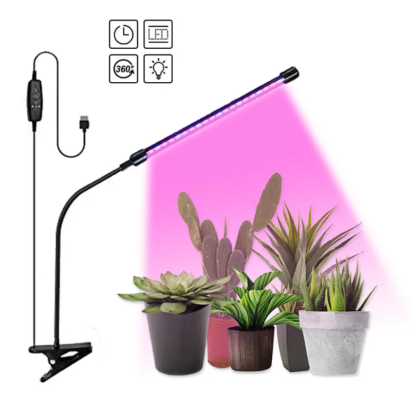 2021 Small Home Dimmable USB Control Plants Seedings Flower Indoor Professional Full Spectrum Hydroponic LED Grow Light