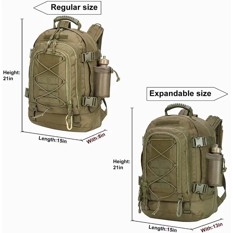 Navo Large Military Backpack Backpack for Men  Tactical Travel Backpack for Work,School,Camping,Hunting,Hiking,military backpack,army rucksack,army backpack,swiss army backpack