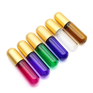 Hot Sale essential oil roller bottle 5ML  cosmetics  small   glass