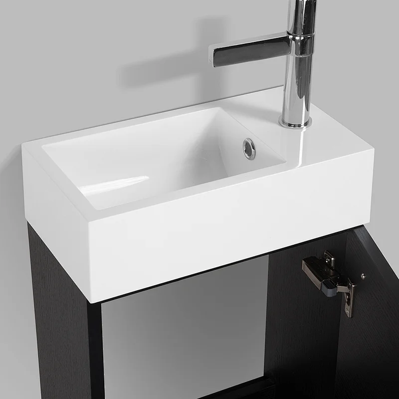small floating vanity with sink