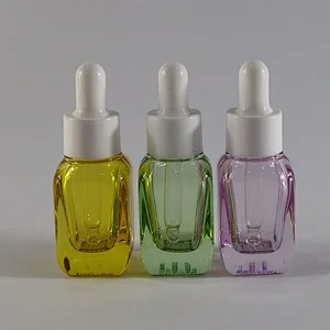 15ml  purple yellow green Essential OIl Bottle   Glass Aromatherapy Oil Vial
