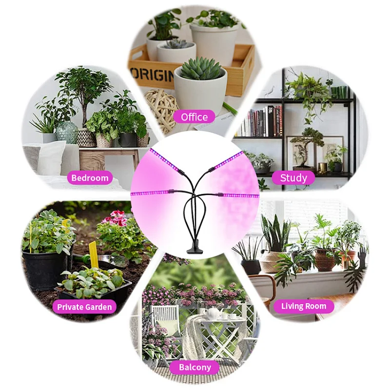 2021 Popular Flower Body Memory Timing Switching Spectrum Plant Grow Led Light for Plant Growth