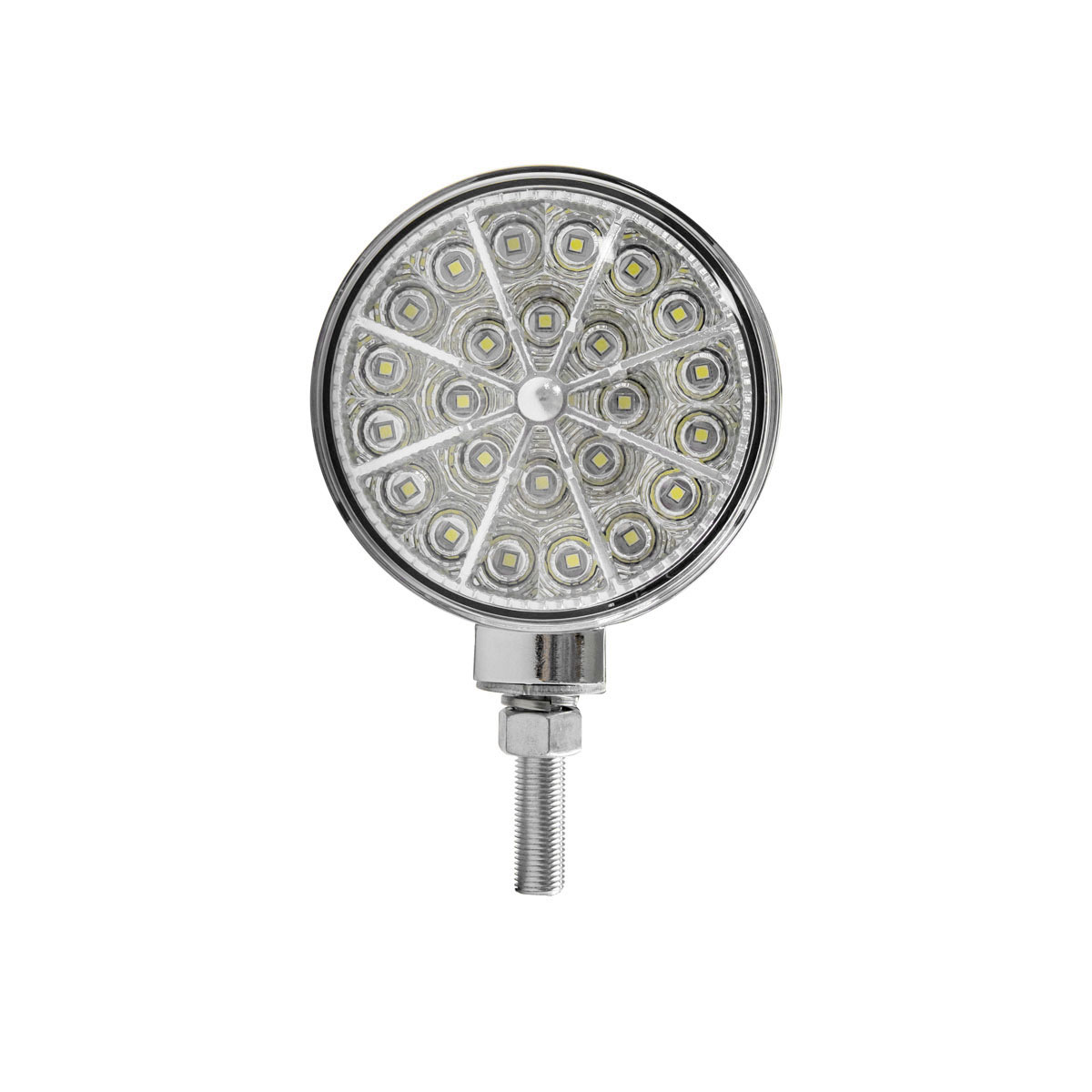 48W Double Sided Round LED Turn Signals,  Agricultural Warning Light