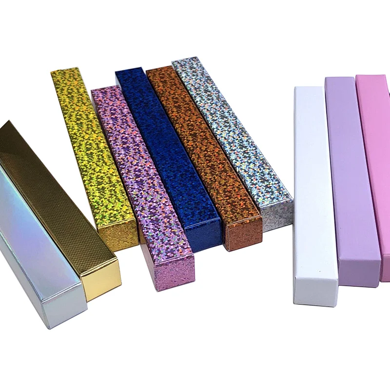 hot sell square  eyeliner box pen colours black pink gold ,blue  purple silvery   trivel