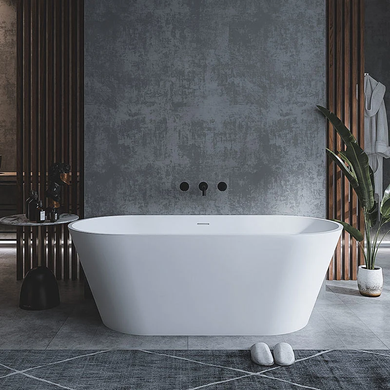 Stone Resin Freestanding Bathtub