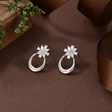 silver post earrings paparazzi