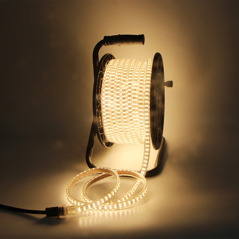 230 v Hoist Jobsite Applied Light Led Portable Strip Light On Drum 25M For Outdoor And Indoor Temporary Lighting