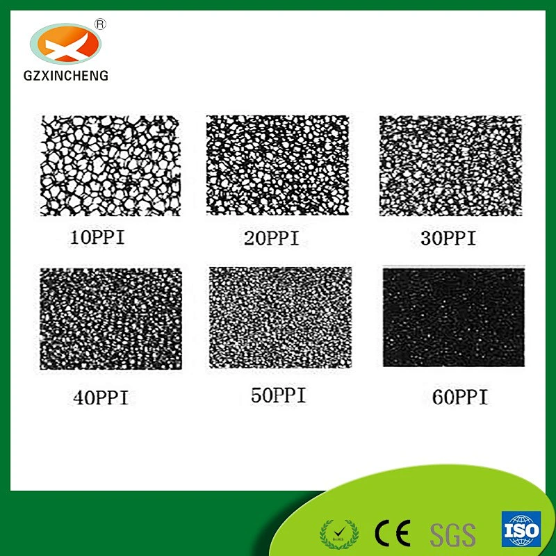 10PPI-60PPI air purifier filter used in sterilizer