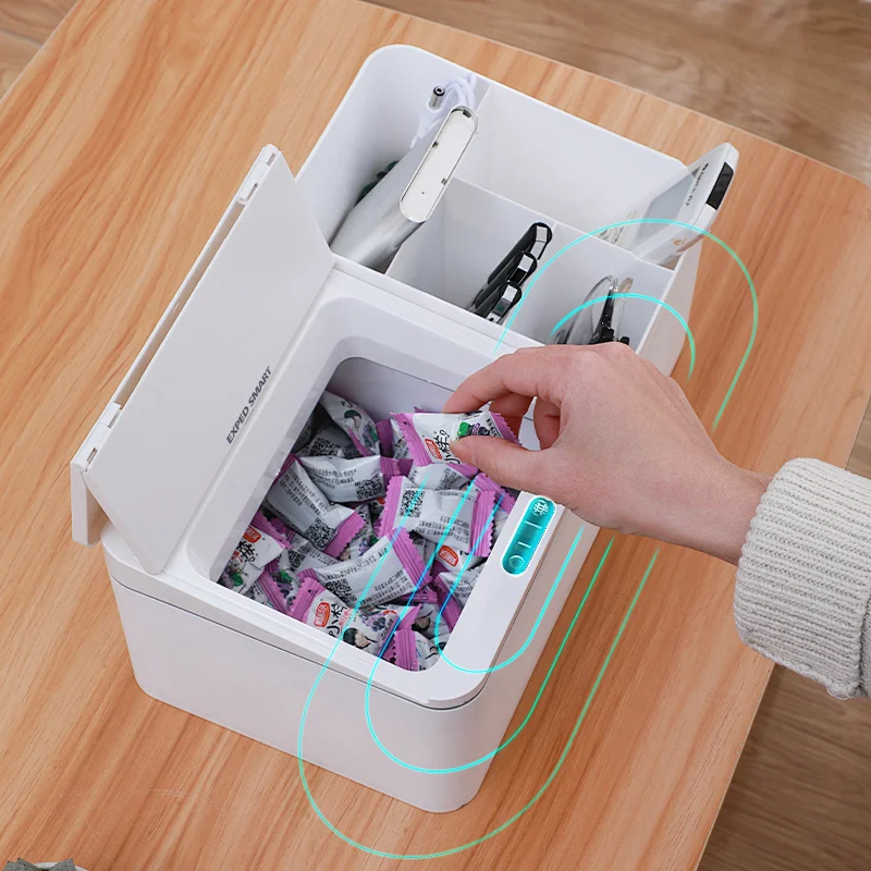 Intelligent Induction desktop multiple grid storage box