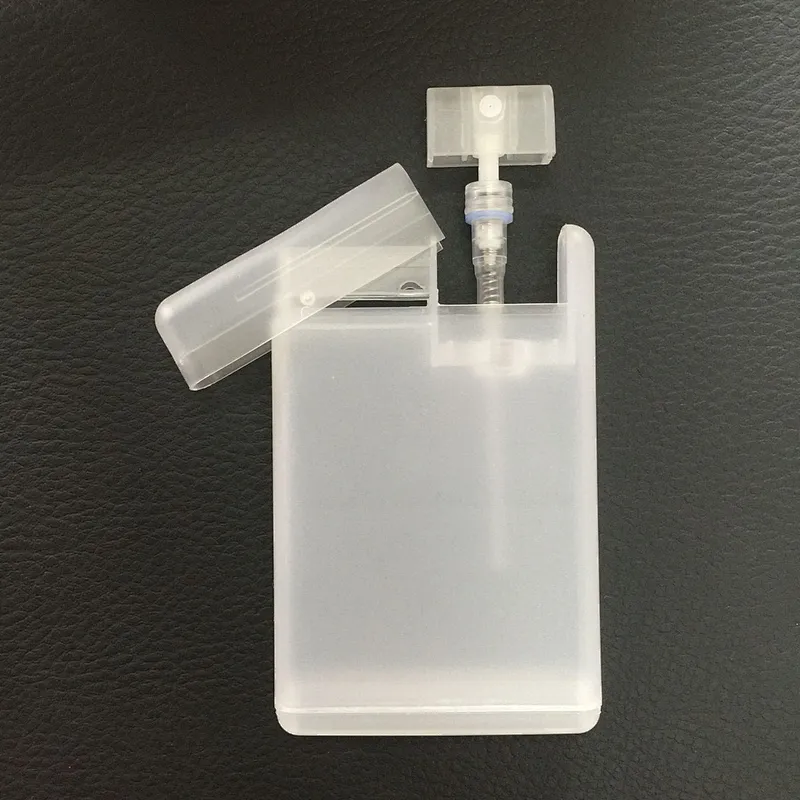 hot sale 20ml Square plastic cosmetic lotion bottles frosted alcohol disinfection perfume spray e liguid personal care