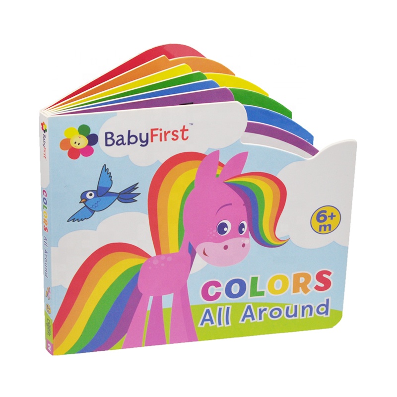 Custom Printing Durable Double Sides kid Coloring Book Lamination Story Board Book For Children