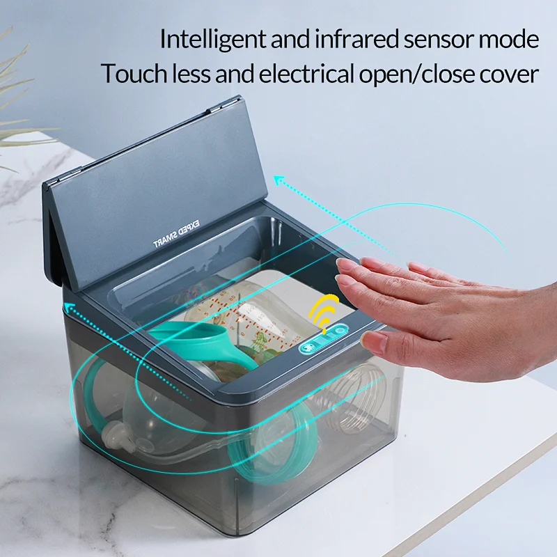 Intelligent and inductive disinfection storage box