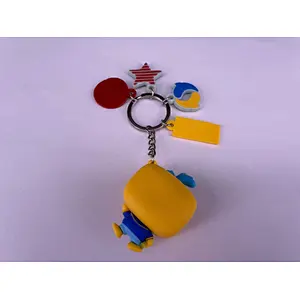 Full 3D pvc keychain,3D plush toy,2D pvc keychain