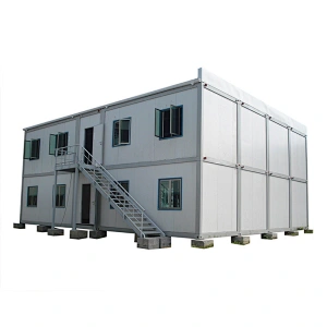 Casa contenedor de estructura prefabricada