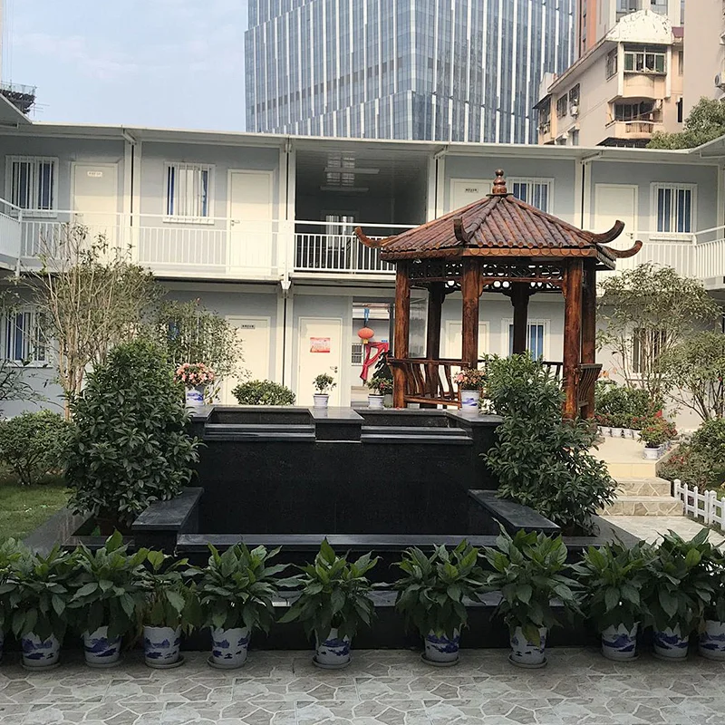 2 Storey Light Steel Structure Frame Villa House Modular Home Detachable Expandable Prefabricated Building New Model Luxury Flatpack Prefab Container House