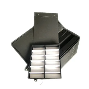 Display Sunglass Cabinet with Wheels for Storage