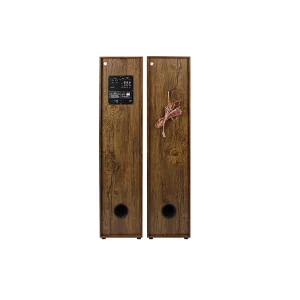 HIFI 200W floor standing Active  wooden speaker for home theater and music
