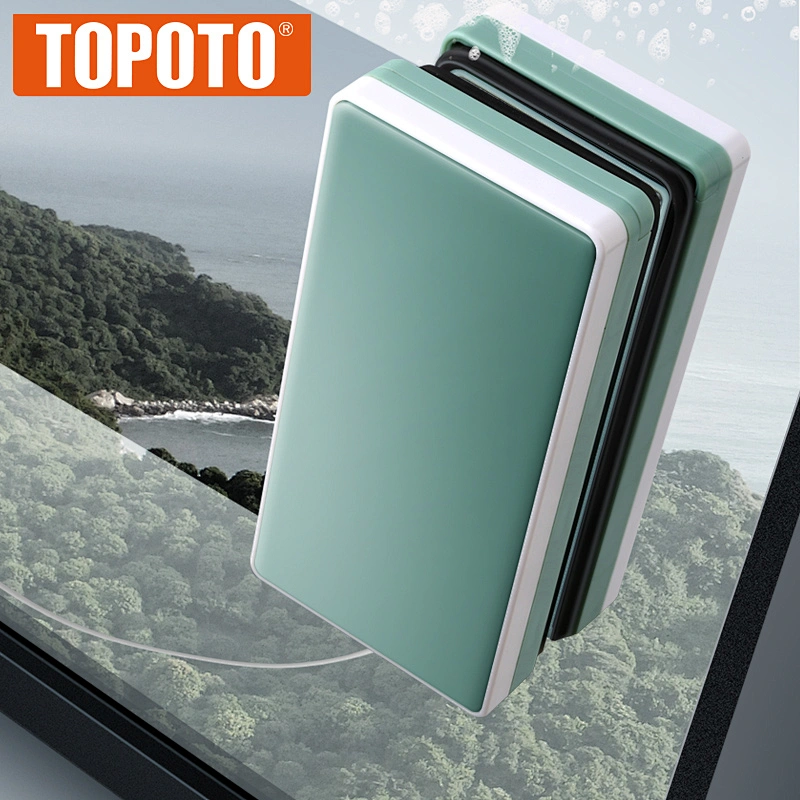 TOPOTO Quick Clean Double Sided Window Cleaner Thick Glass Cleaner Magnetic Window Cleaner