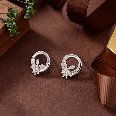 bell earrings silver