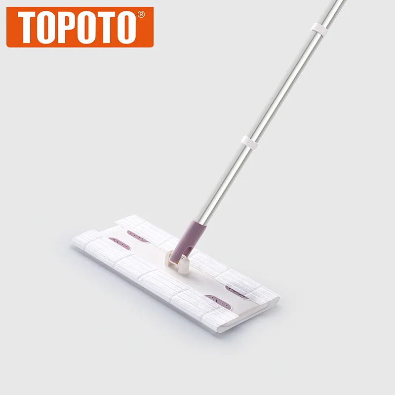 TOPOTO House Cleaning Telescopic Super Large Microfiber Disposable Mop Flat Mop