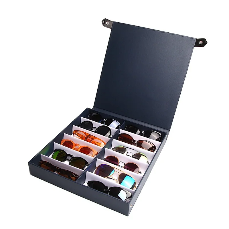 Stand Sunglasses Case PU Eyeglasses Display Cases