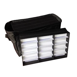 Display Suitcase for Sunglasses Storage with Handle n Glasses Tray