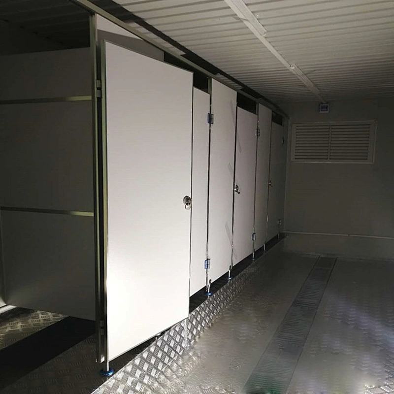 Casa contenedor de sala de lavado público con equipo completo