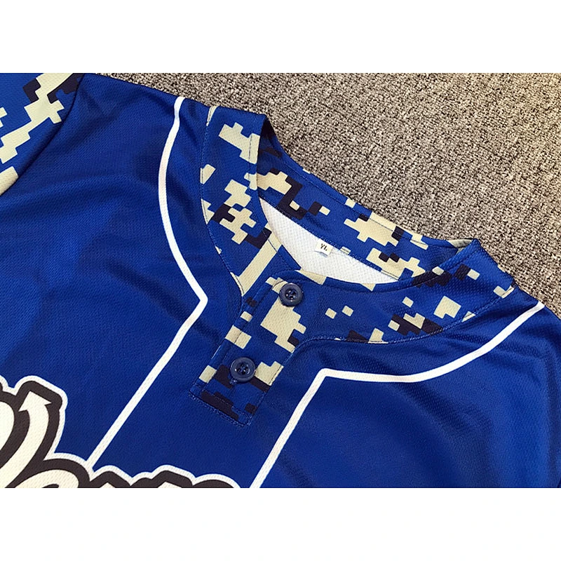 Custom Sublimated Embroidery Baseball Team Jersey
