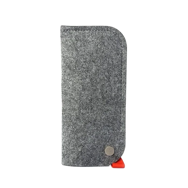 grey Felt Glasses Pouch