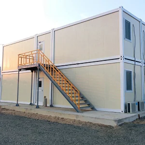 China Sandwich Panel Luxury Modern Villa Tiny Log Prefabricated Prefab House Luxury Price for Sale Container House