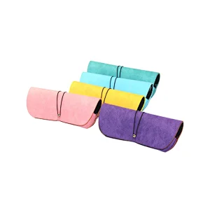 Hot Sell Half Moon PU Leathear for  Eyeglass Eyewear Case Glasses Box