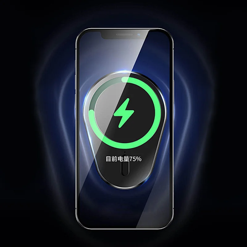 In Car 15W Magnetic Wireless Charger Holder