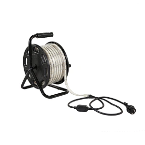230 v Hoist Jobsite Applied Light Led Portable Strip Light On Drum 25M For Outdoor And Indoor Temporary Lighting