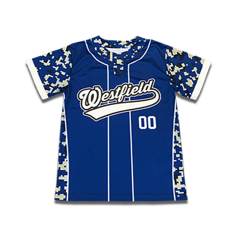 Custom Sublimated Embroidery Baseball Team Jersey
